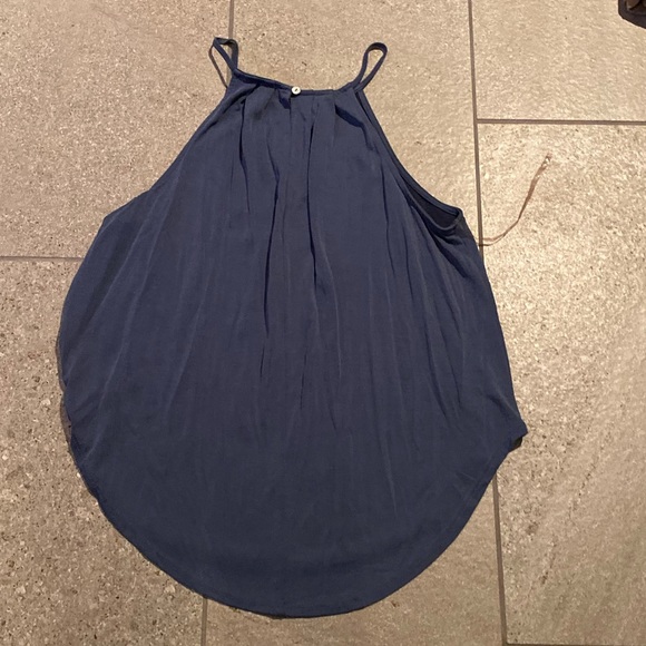 Buckle Tops - Blue Flowy Tank